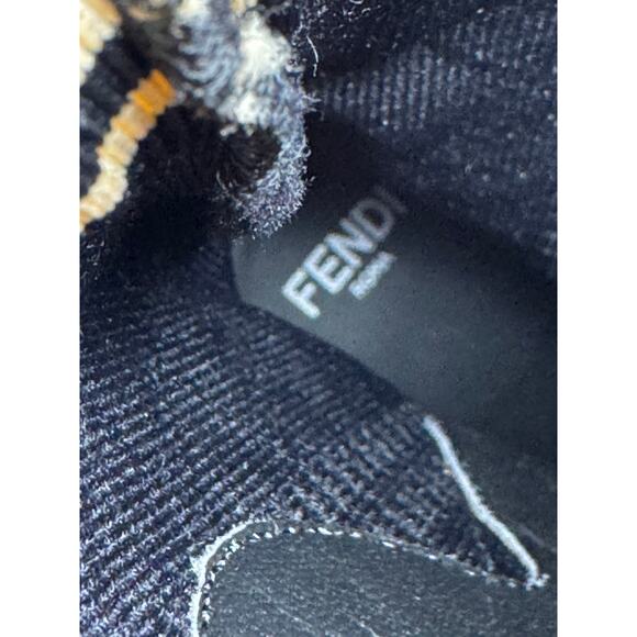 Fendi Rockoko Pearl Embellished Black Stretch Sock Boots 105mm Heels Size 37 - Picture 11 of 13